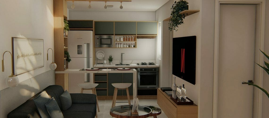 Sala e Cozinha